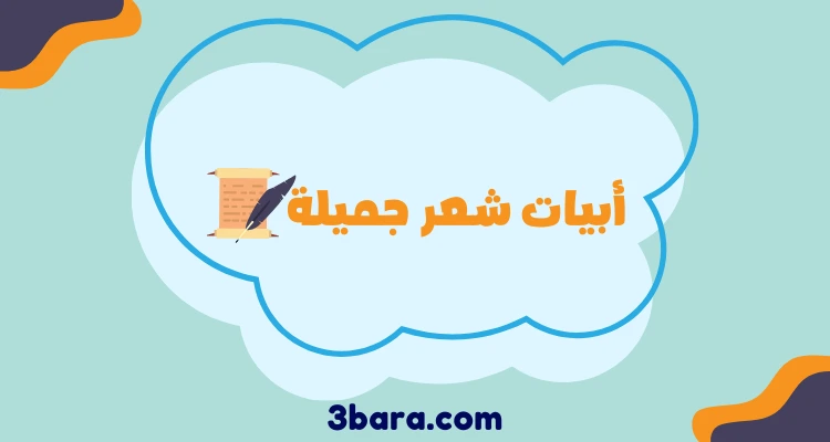 أبيات شعر جميلة تلامس الروح